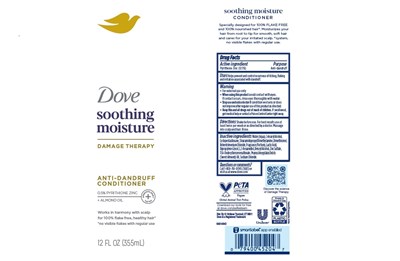 Label (Dove Soothing Moisture Damage Therapy Anti Dandruff Conditioner   Artwork)